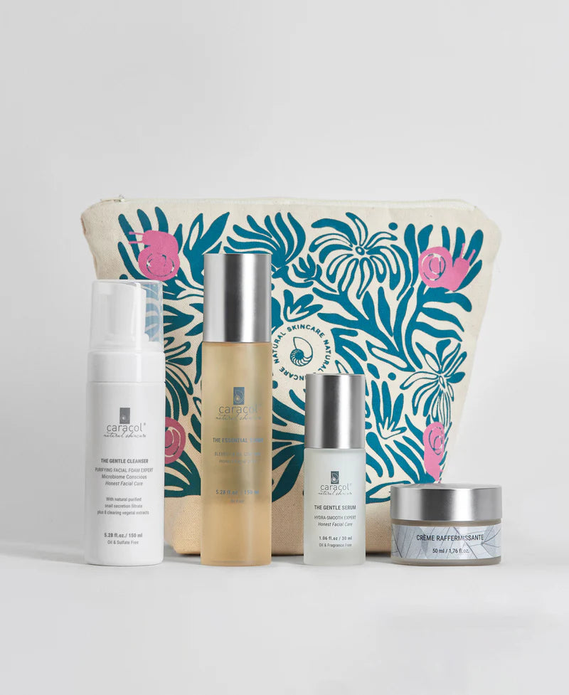 Pack Rostro Y Cuello Caracol Natural Skincare Fórmula Reafirmante Anti-Edad