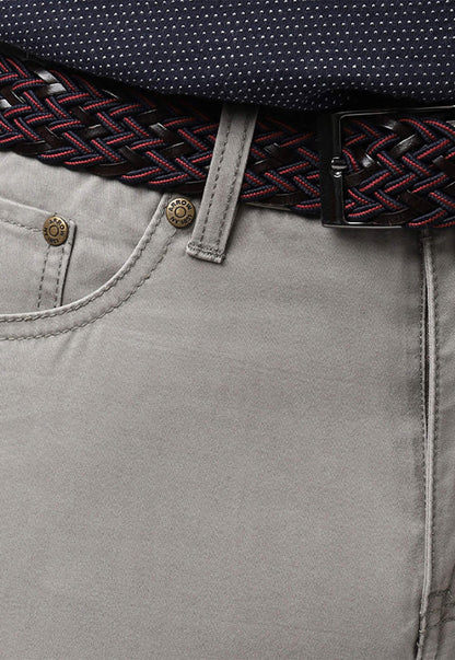 Pantalón Hombre Arrow 5 Pocket Básico TT Gris