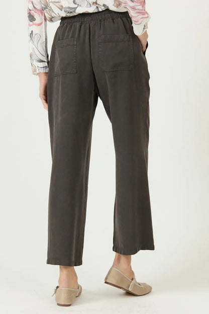 Pantalon Mujer Lyocell Jogger Gris