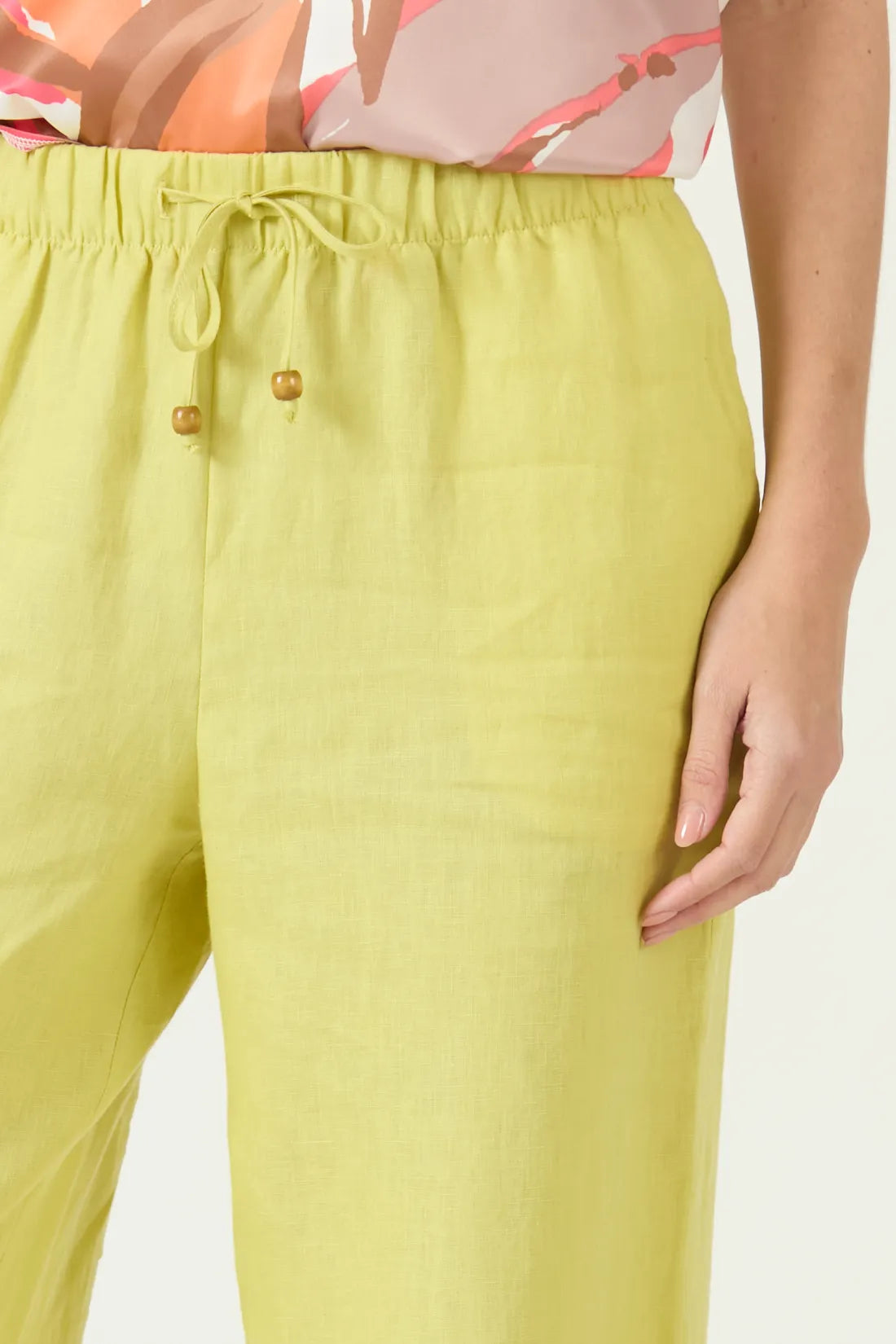 Pantalon Mujer Lino Wide Leg Lima