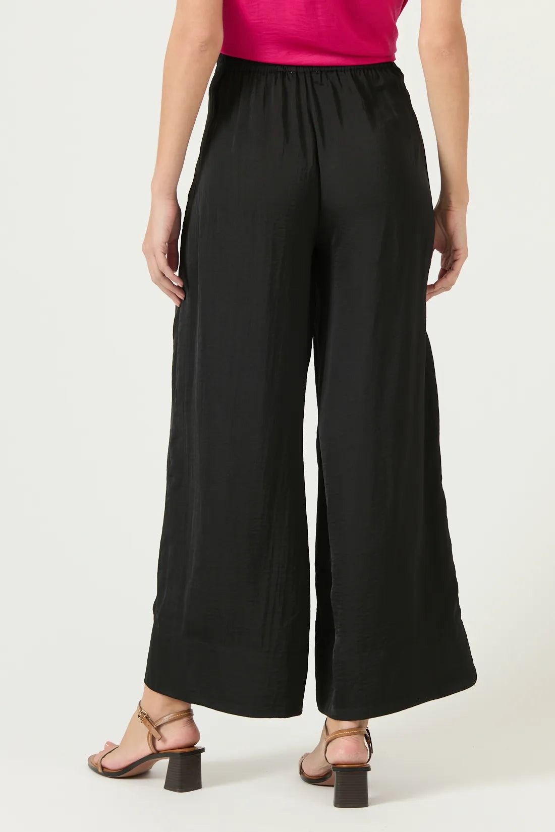Pantalon Mujer Palazzo Negro