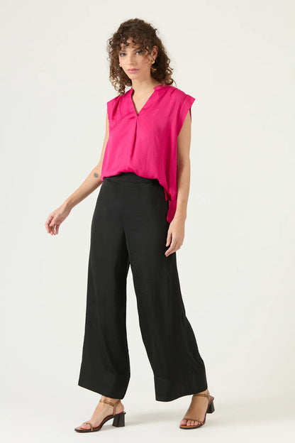 Pantalon Mujer Palazzo Negro