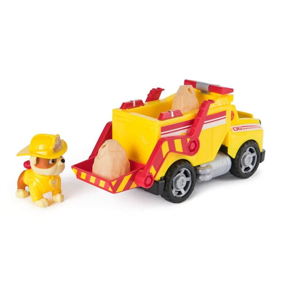 Juguete Unisex Rescate Camión Tolva Rubble Amarillo