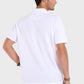 Polera Hombre Arrow Pique Cuello Polo Básica Blanco