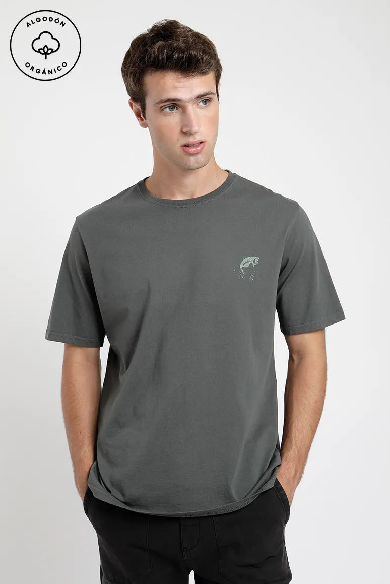 polera-hombre-manga-corta-hombre-pesca-verde---algodón-orgánico