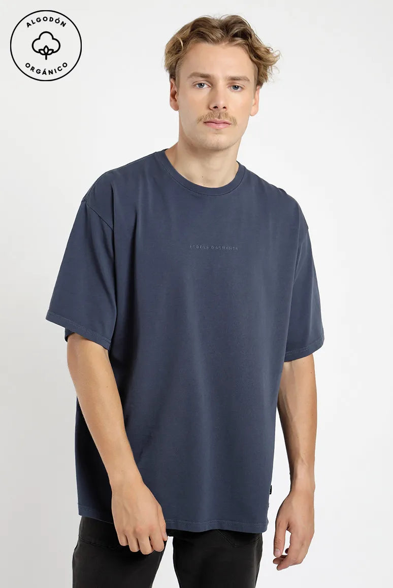 polera-hombre-manga-corta--oversize-azul---algodón-orgánico