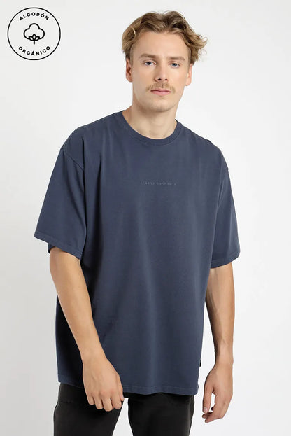 polera-hombre-manga-corta--oversize-azul---algodón-orgánico