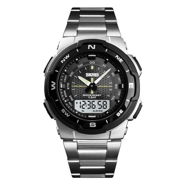 Reloj Hombre SKMEI 1370 Plateado