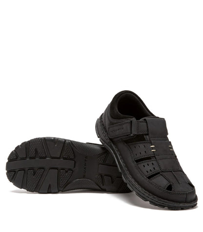 Sandalia Hombre cerrada Guante Budapest Negro 0035289