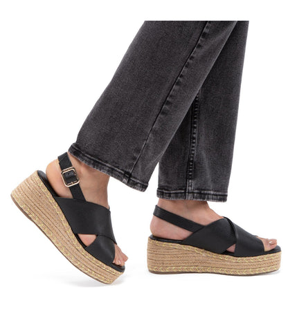 Sandalia Mujer Coni Negro