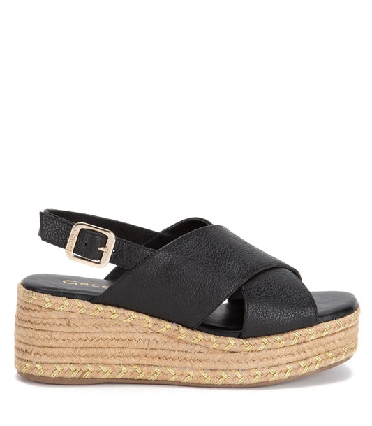 Sandalia Mujer Coni Negro