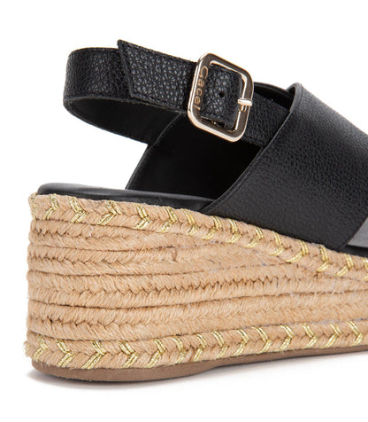 Sandalia Mujer Coni Negro