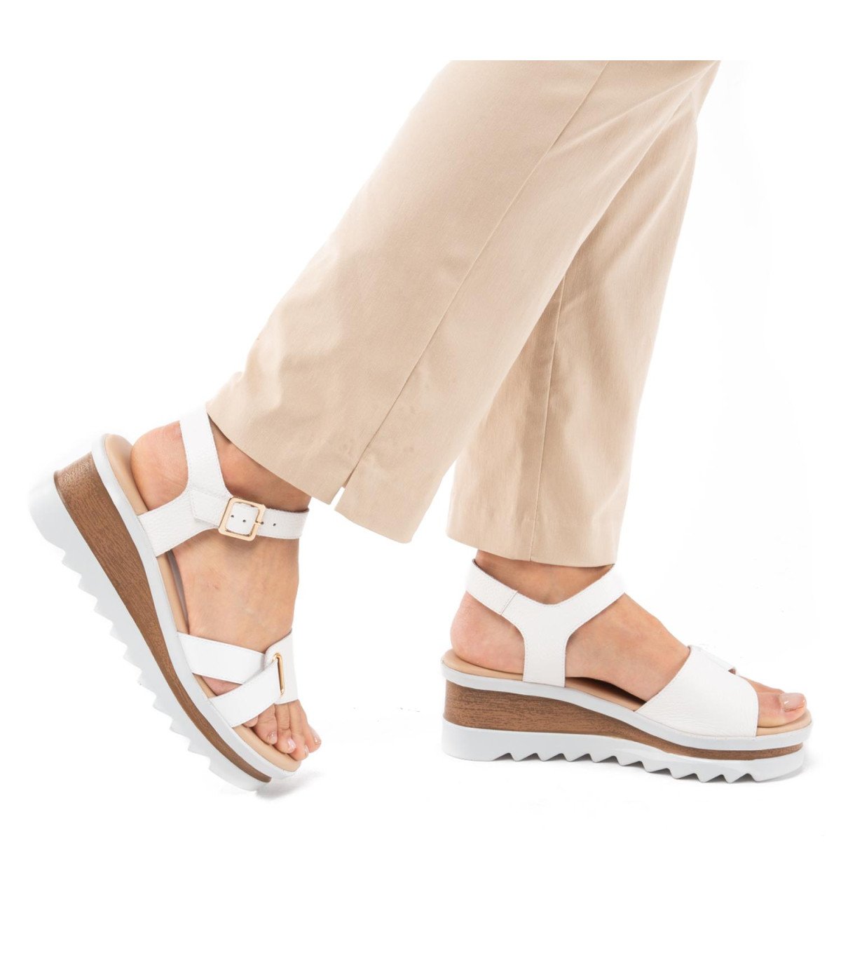 Sandalia Mujer Diletta Blanco