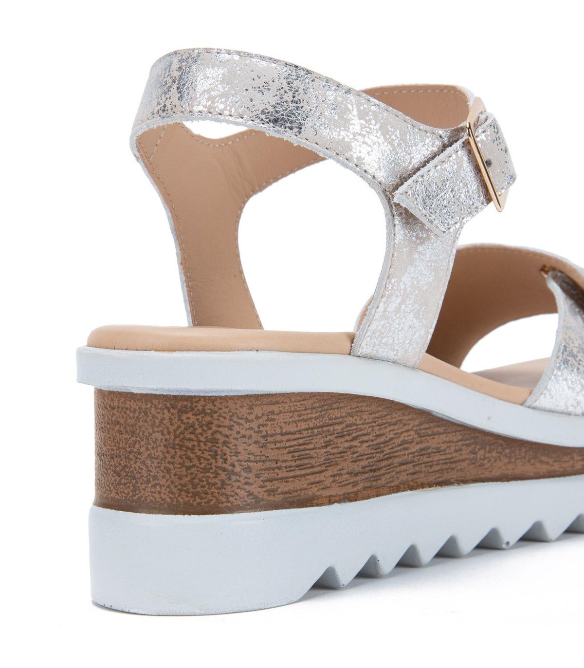 Sandalia Mujer Diletta Plateado