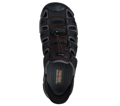 Sandalia Hombre Con Elastico Black