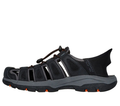 Sandalia Hombre Con Elastico Black