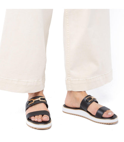 Sandalia Mujer Mira Negro