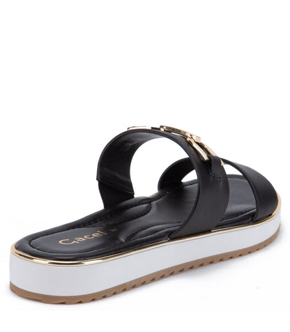 Sandalia Mujer Mira Negro