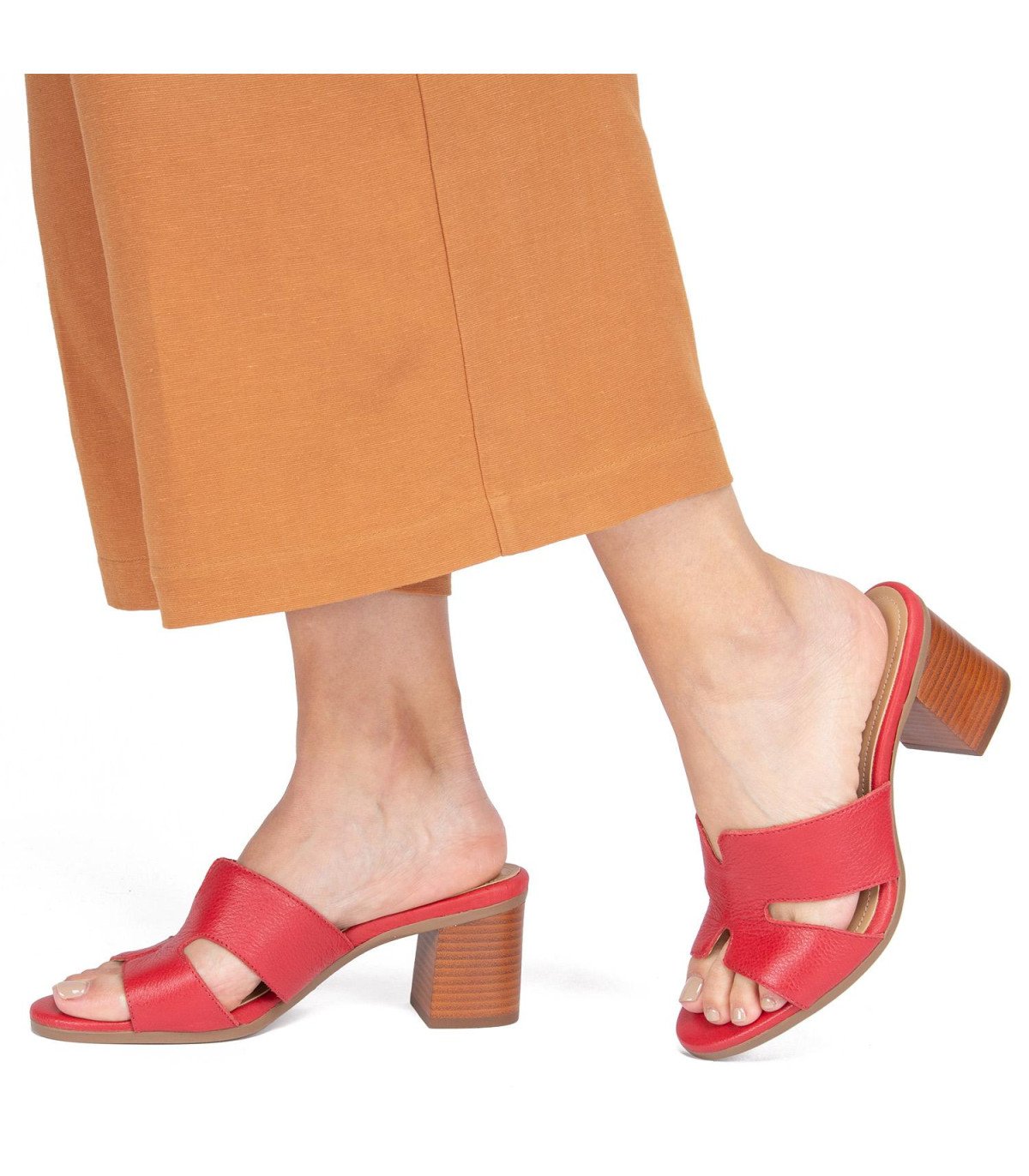 Sandalia Mujer Roxxy Rojo