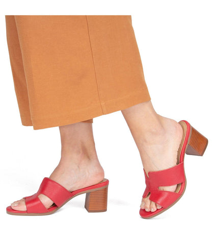 Sandalia Mujer Roxxy Rojo
