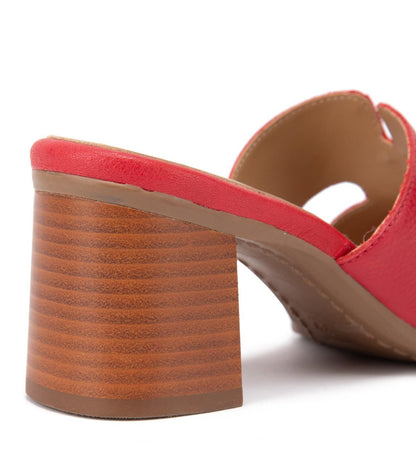 Sandalia Mujer Roxxy Rojo