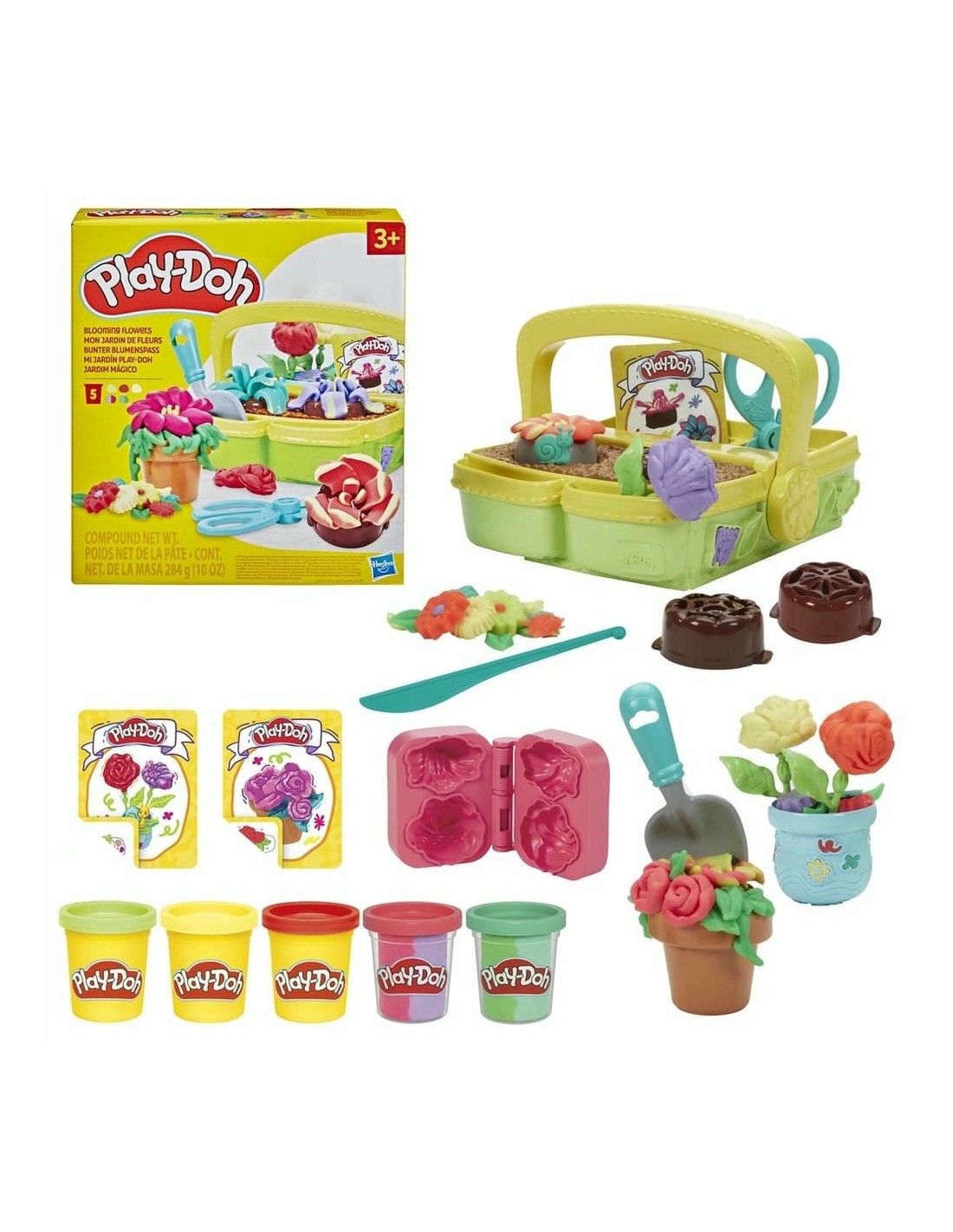 Set De Masa Moldeable Mi Jardín