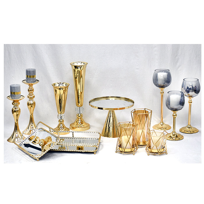 Set 3 Candelabros Geometrix