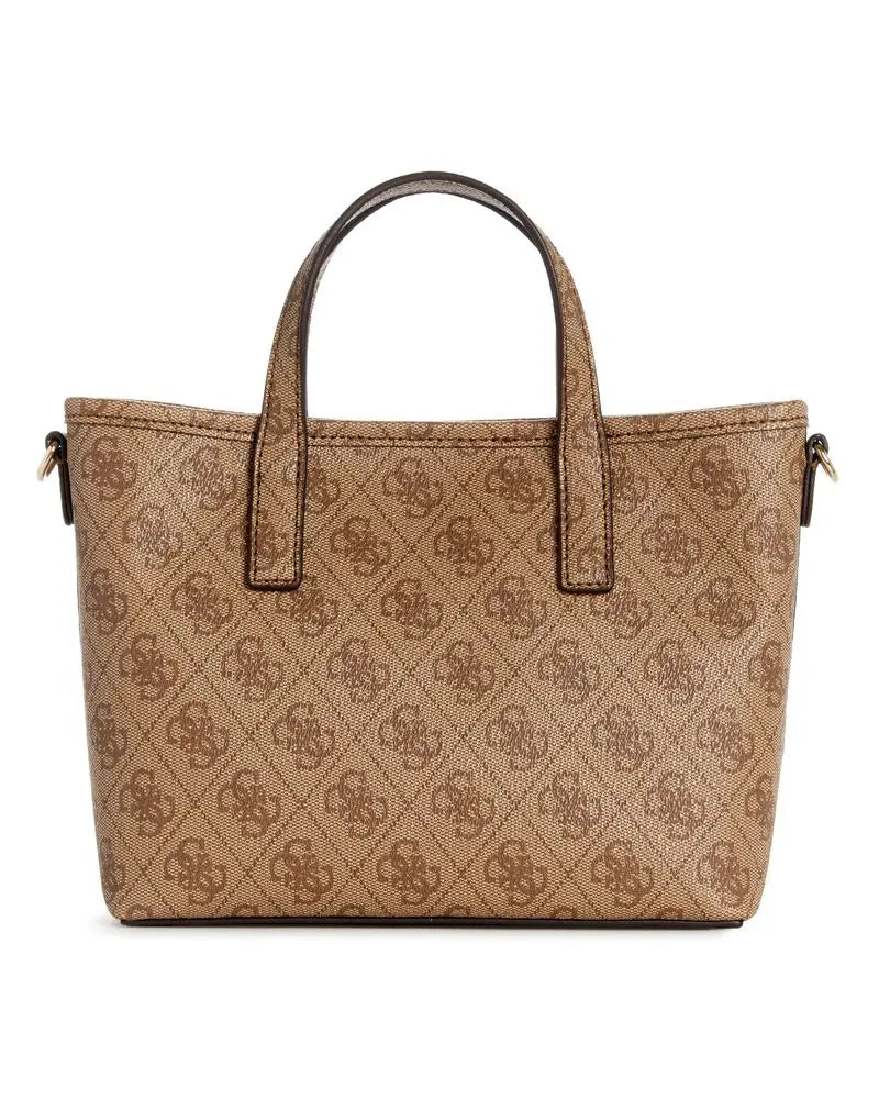 Cartera Mujer Mini Con Bolsito y Billetera Cafe