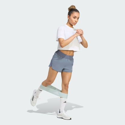 Short Mujer Racer Pacer Tejidos Onix
