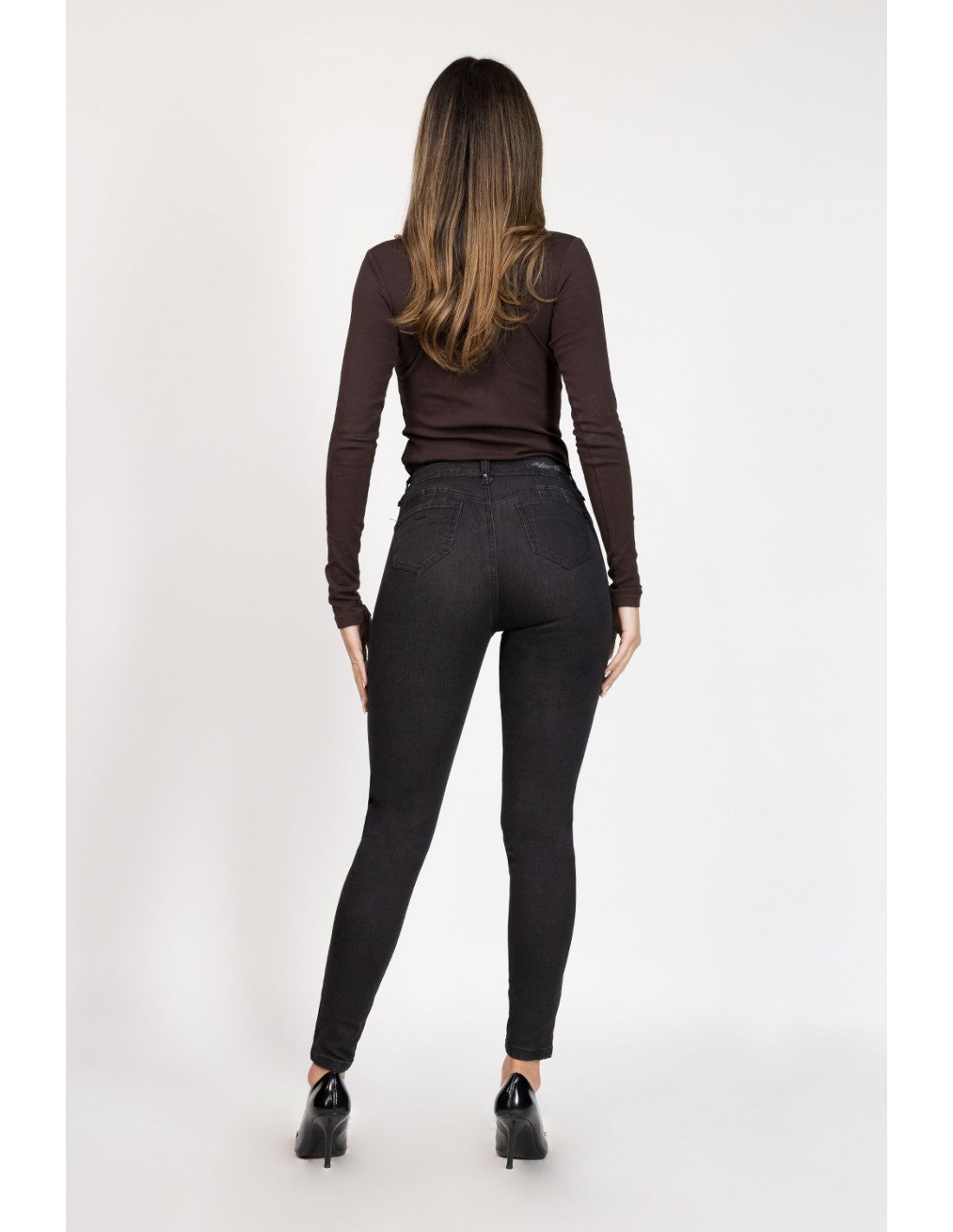 Jeans Mujer Skinny 3849 otoño invierno Balck