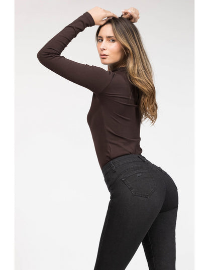 Jeans Mujer Skinny 3849 otoño invierno Balck