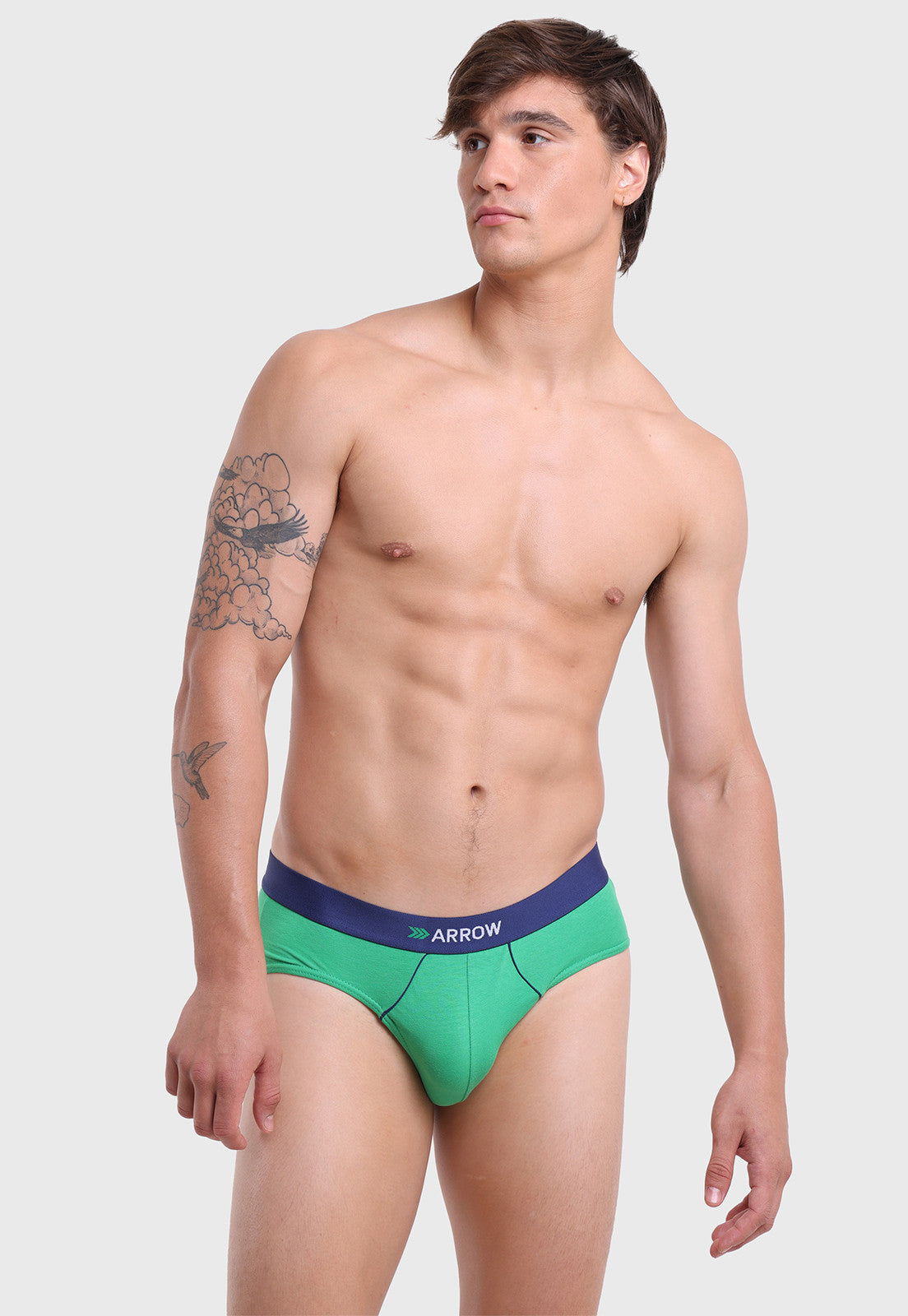 Slip Hombre 4 Unidades Liso Colores