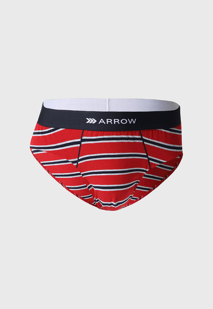 Slip Hombre 5 Unidades Design Azul/rojo