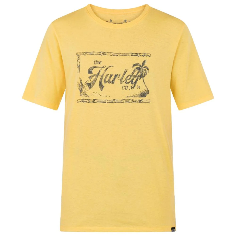 Polera Hombre Everyday Washed Btr Sauce Amarilla