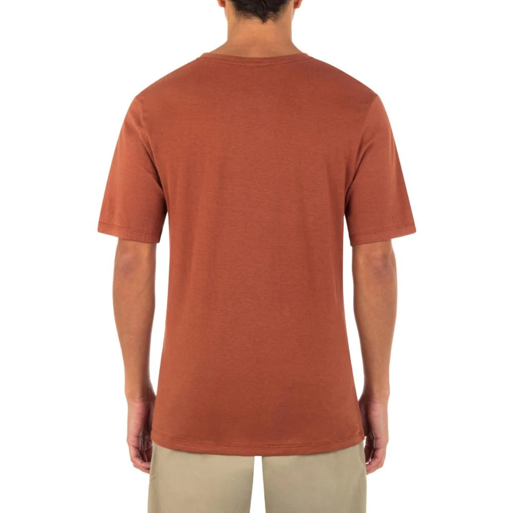 Polera Hombre Everyday Washed Zion Rust Cafe