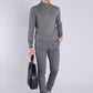 Sweater Hombre Cuello Alto Gris