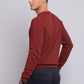 Sweater Hombre Cuello Redondo Burdeos