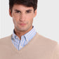 Sweater Hombre Arrow Cuello V Beige