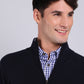 Sweater Hombre Full Zipper Azul