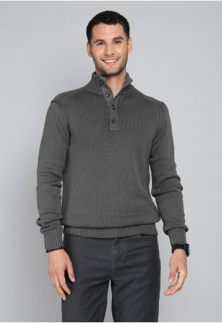 Sweater Hombre Stone Gris