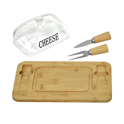 Tabla Quesera con Accesorios Wood