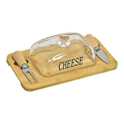 Tabla Quesera con Accesorios Wood