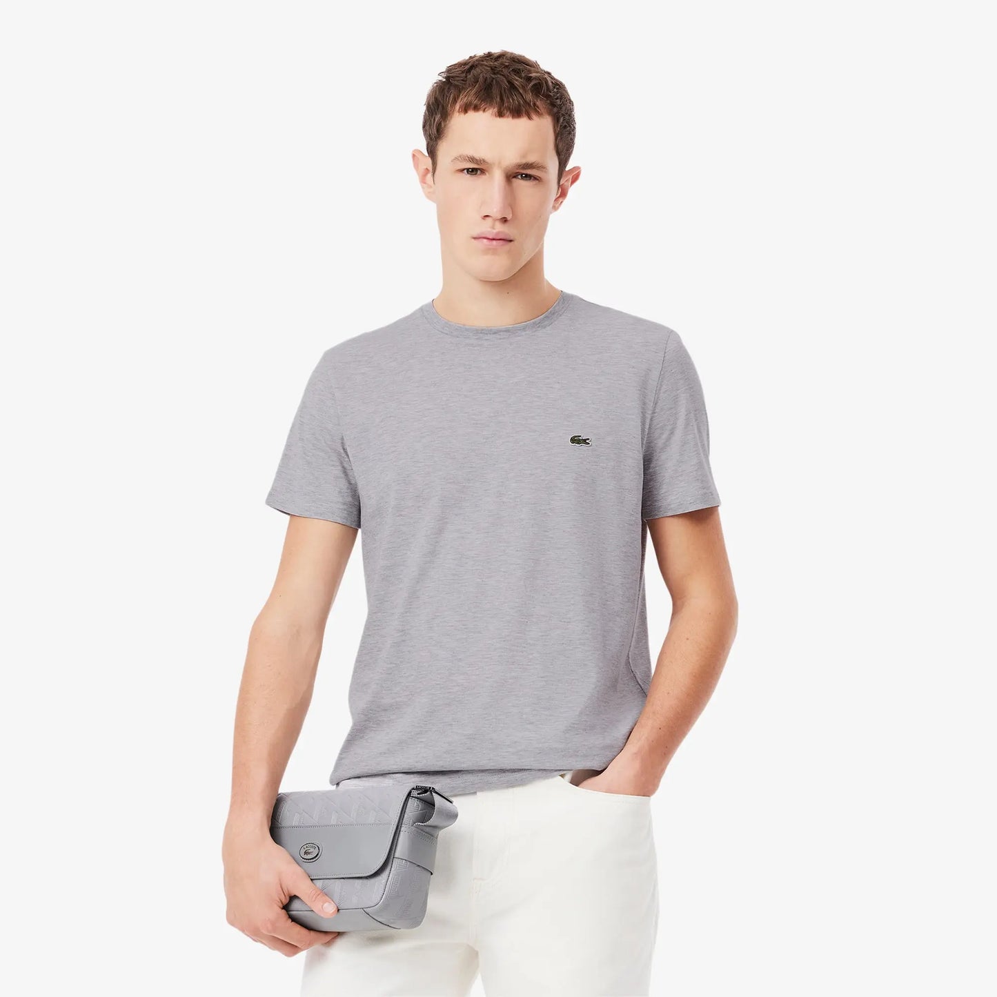 Polera Hombre Crew Neck Regular Fit Gris