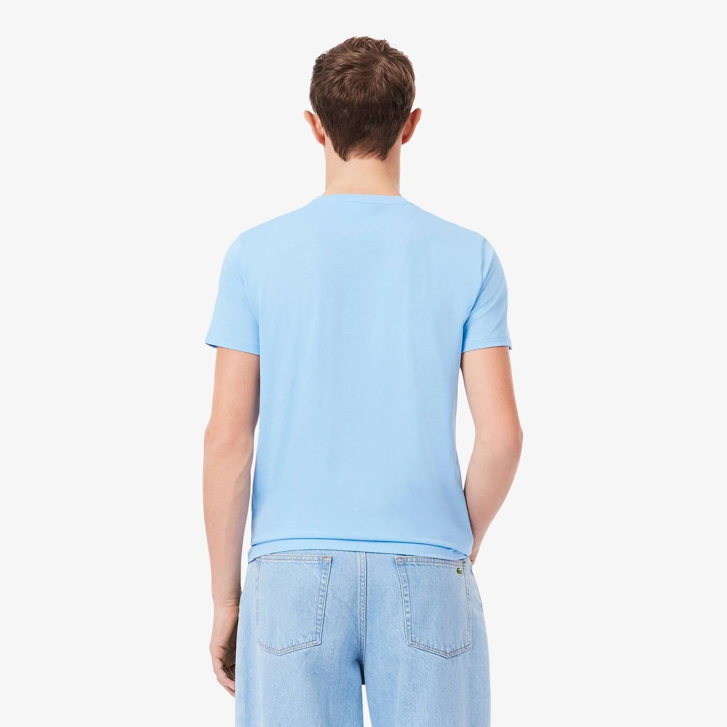 Polera Hombre Crew Neck Regular Fit Celeste
