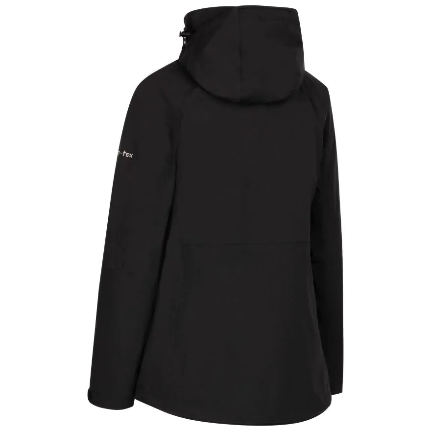 Cortaviento Mujer Cierre y Gorro Tilbury Negro