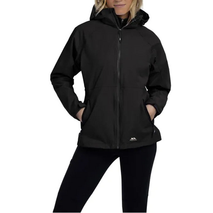 Cortaviento Mujer Cierre y Gorro Tilbury Negro