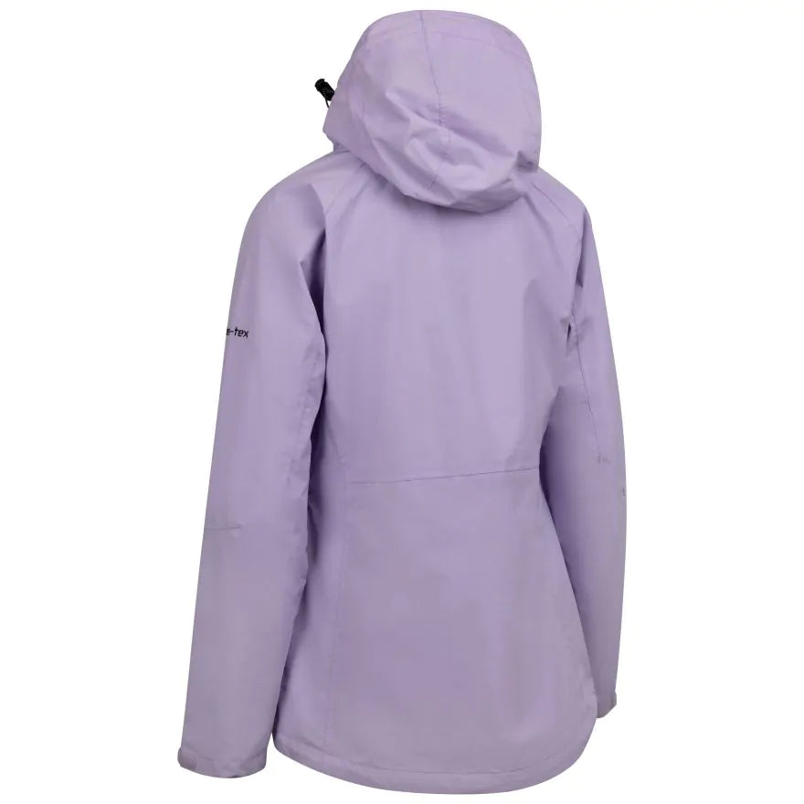 Cortaviento Mujer Con Cierre y Gorro Tilbury Lila
