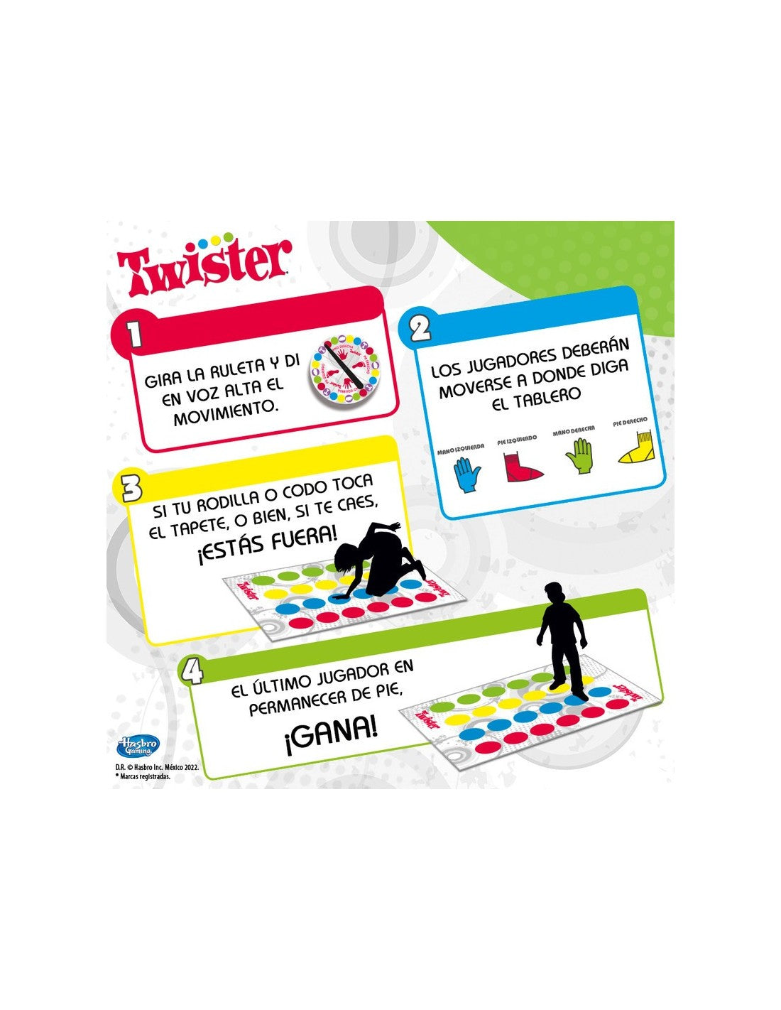 Juego de Tablero Gaming Twister