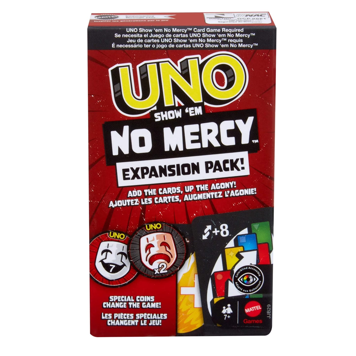 Uno No Mercy Expansion Pack Mattel