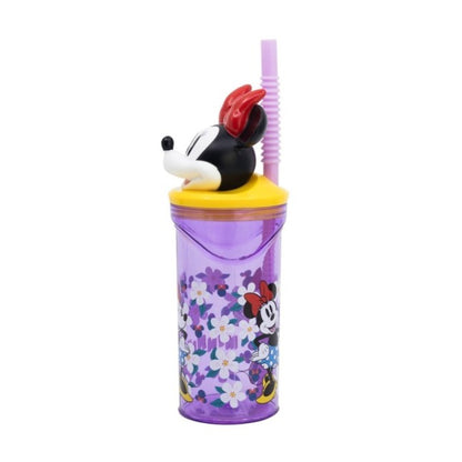 Vaso Figurita 3D 360 Ml Minnie Morado